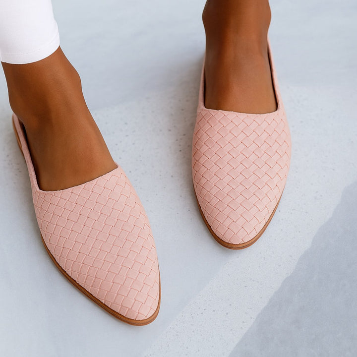 Martina | Eleganti sandali con cinturino posteriore in pelle intrecciata 7