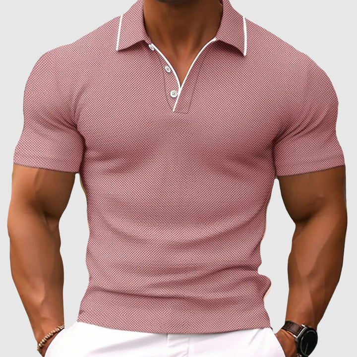 Marvin | Polo Uomo Manica Lunga Elegante Traspirante Modern Fit 3