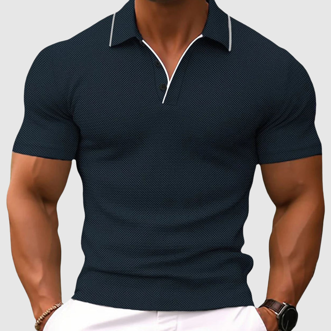 Marvin | Polo Uomo Manica Lunga Elegante Traspirante Modern Fit 5