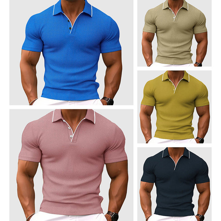Marvin | Polo Uomo Manica Lunga Elegante Traspirante Modern Fit 8