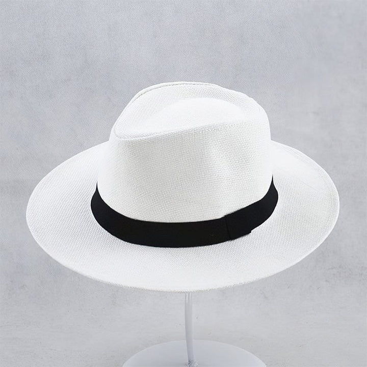 Maverick | Elegante Cappello Panama in Paglia Naturale Fatto a Mano 0