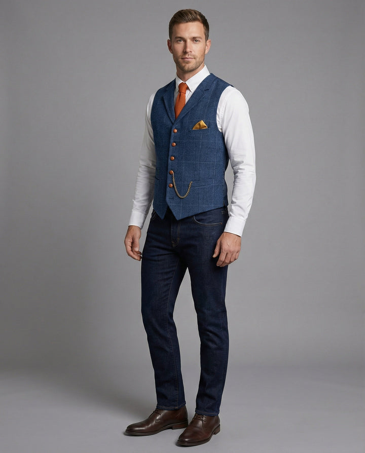Maverick | Gilet Vintage Elegante e Versatile da Uomo 1