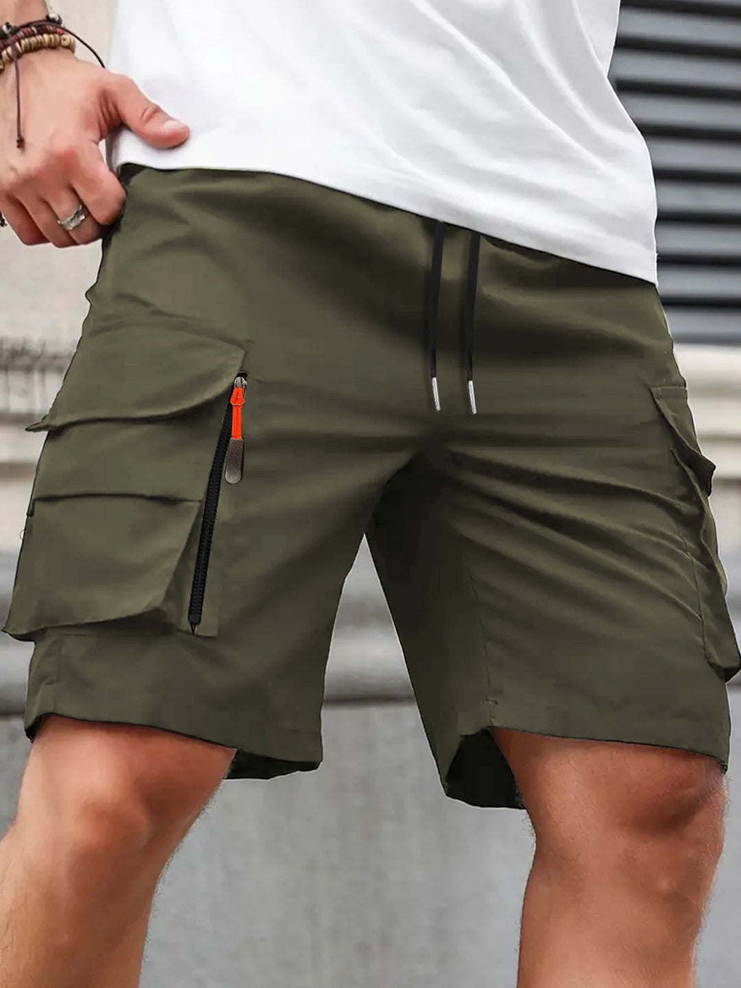 Maverick | Pantaloncini Cargo Uomo Leggeri, Resistenti e Versatili con Tasche Laterali 10