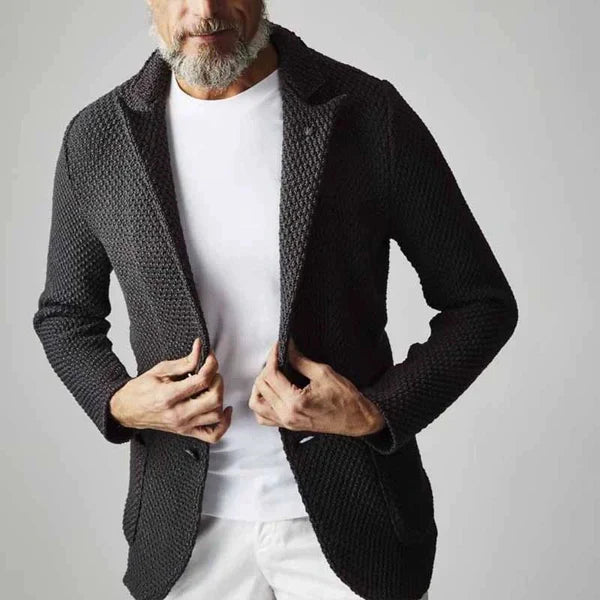 Max | Blazer elegante con motivo a spina di pesce 0