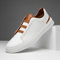 Maximilian | Elegant and comfortable leather slip-on sneakers
