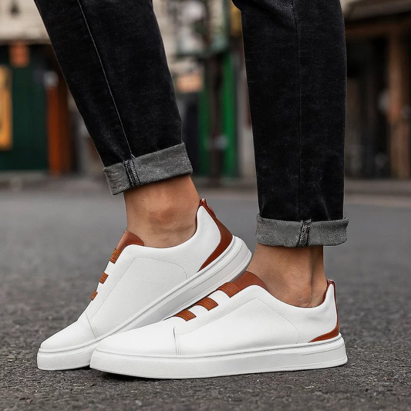 Maximo | Eleganti e Comode Sneakers Slip-On in Pelle da Uomo 1
