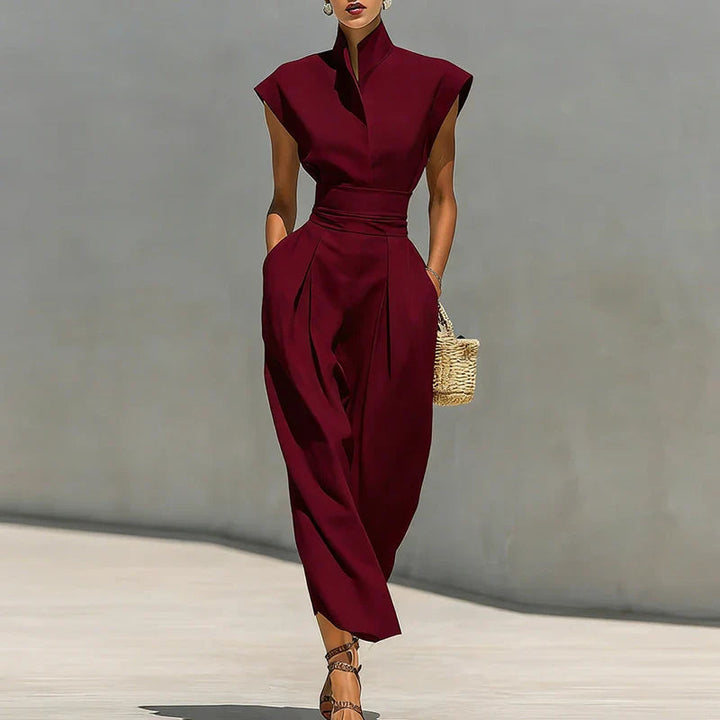 Maya | Elegante Abito Midi Strutturato per Donna 0