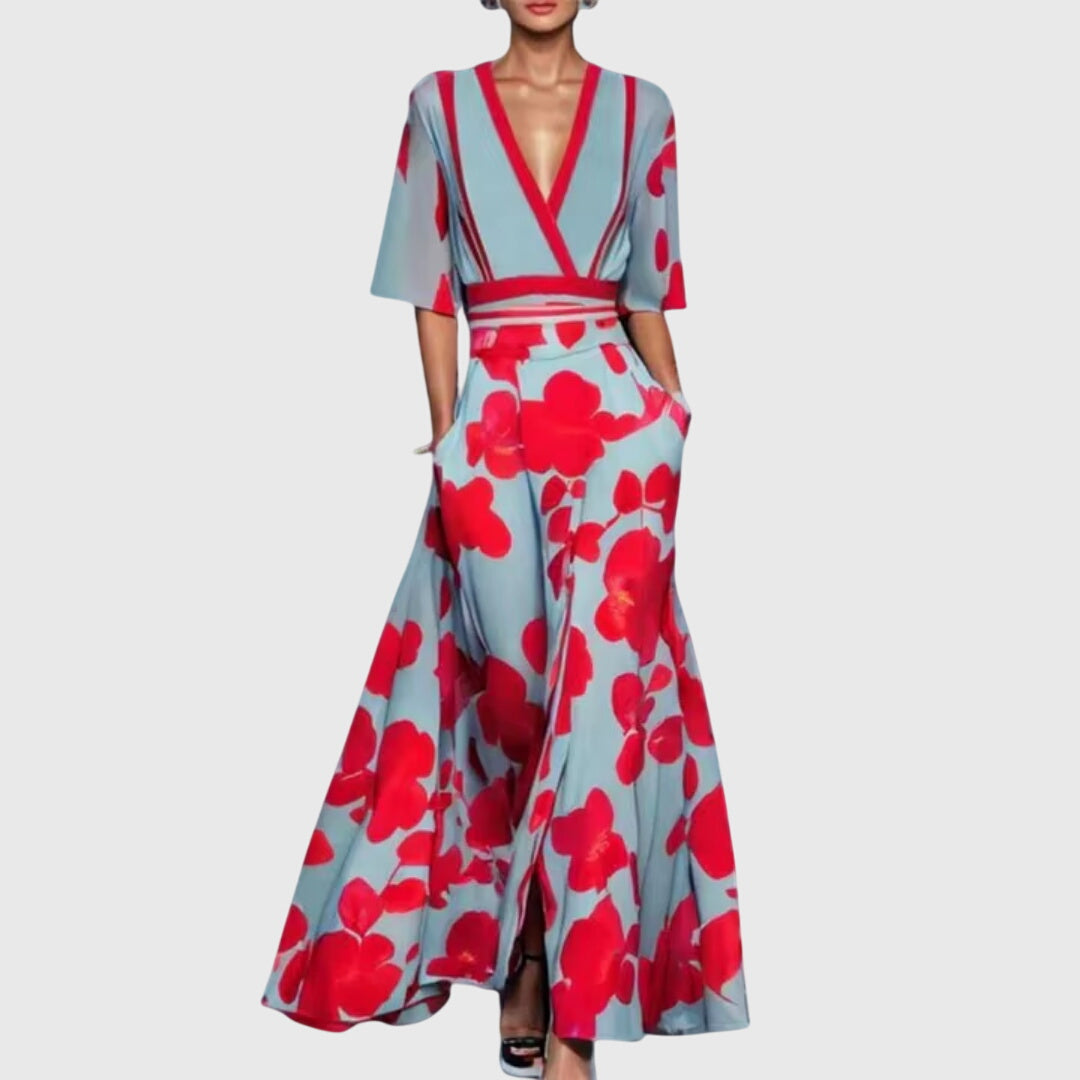 Maya | Elegante e Floreale Abito Primaverile Femminile 0