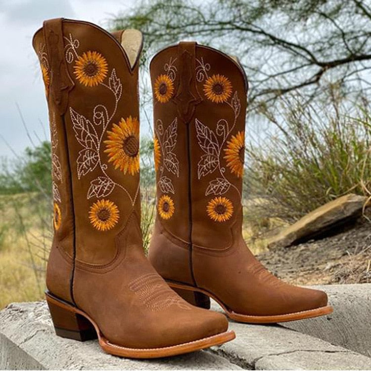 Maya | Stivali Donna Comodi Medio-Alti Bohémien Eleganti Casual 5