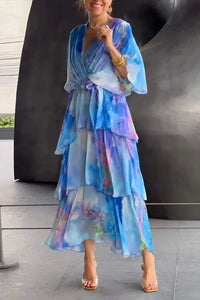 Camilla | Long Dress in Flowing and Elegant Chiffon