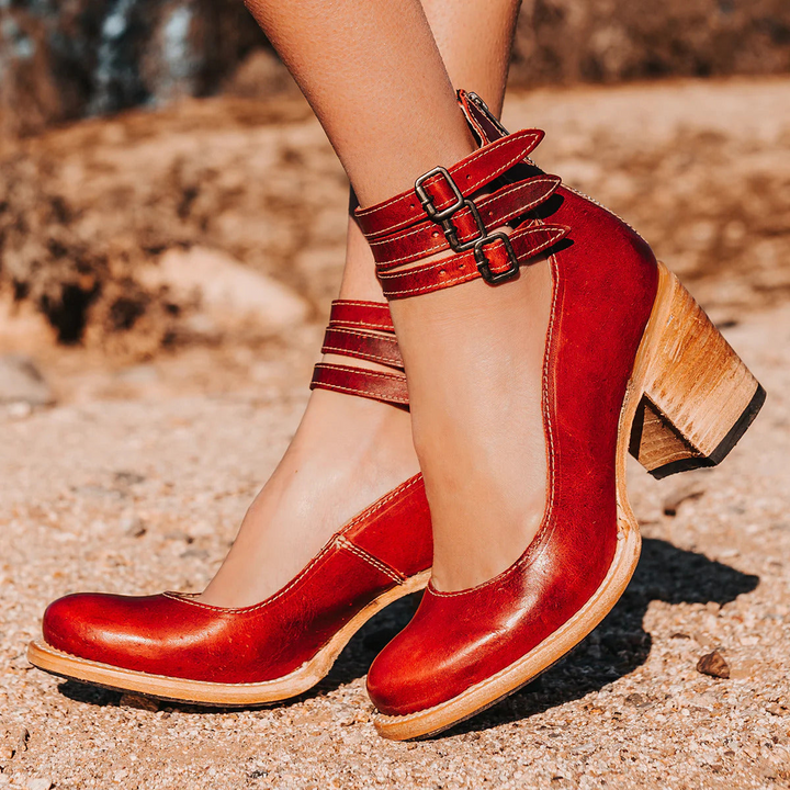 Melania | Eleganti e Comodi Tacchi Donna in Pelle - Scarpe con Tacco Versatili per Ogni Occasione 2