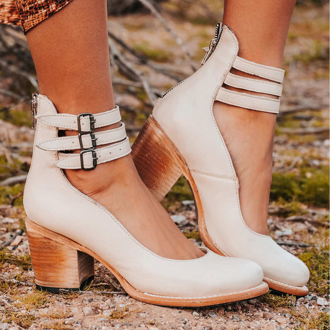 Melania | Eleganti e Comodi Tacchi Donna in Pelle - Scarpe con Tacco Versatili per Ogni Occasione 3