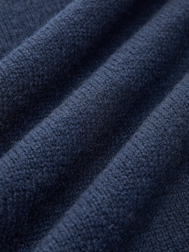 Mia | Maglione polo da donna con colletto in denim 4