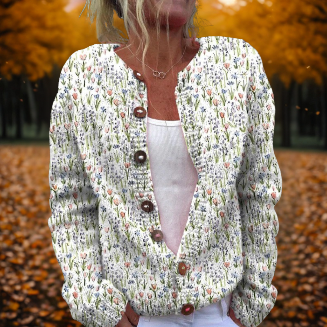 Michelle | Cardigan primaverile artistico 0