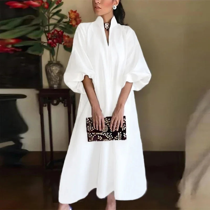Mila | Elegante Maxi Abito da Donna – Fluido e Versatile per Cerimonie 0