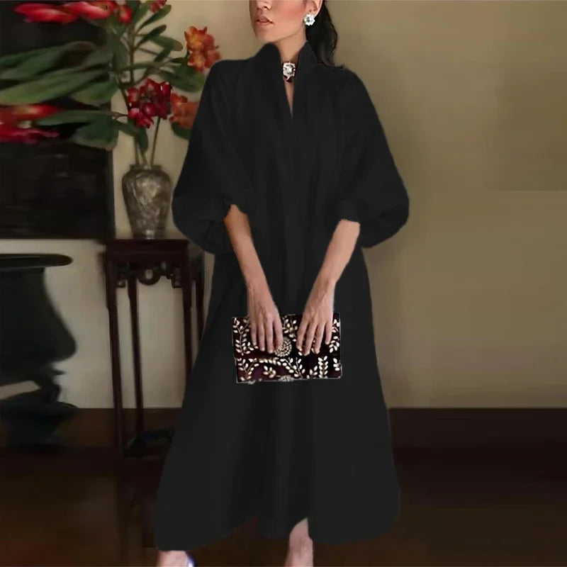 Mila | Elegante Maxi Abito da Donna – Fluido e Versatile per Cerimonie 1