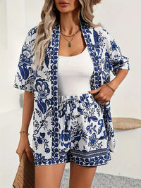 Lucia | Set Kimono Floreale dal Fascino Boho Chic