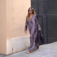 Aurora | Comfortable and Elegant Long Sleeve Maxi Dress