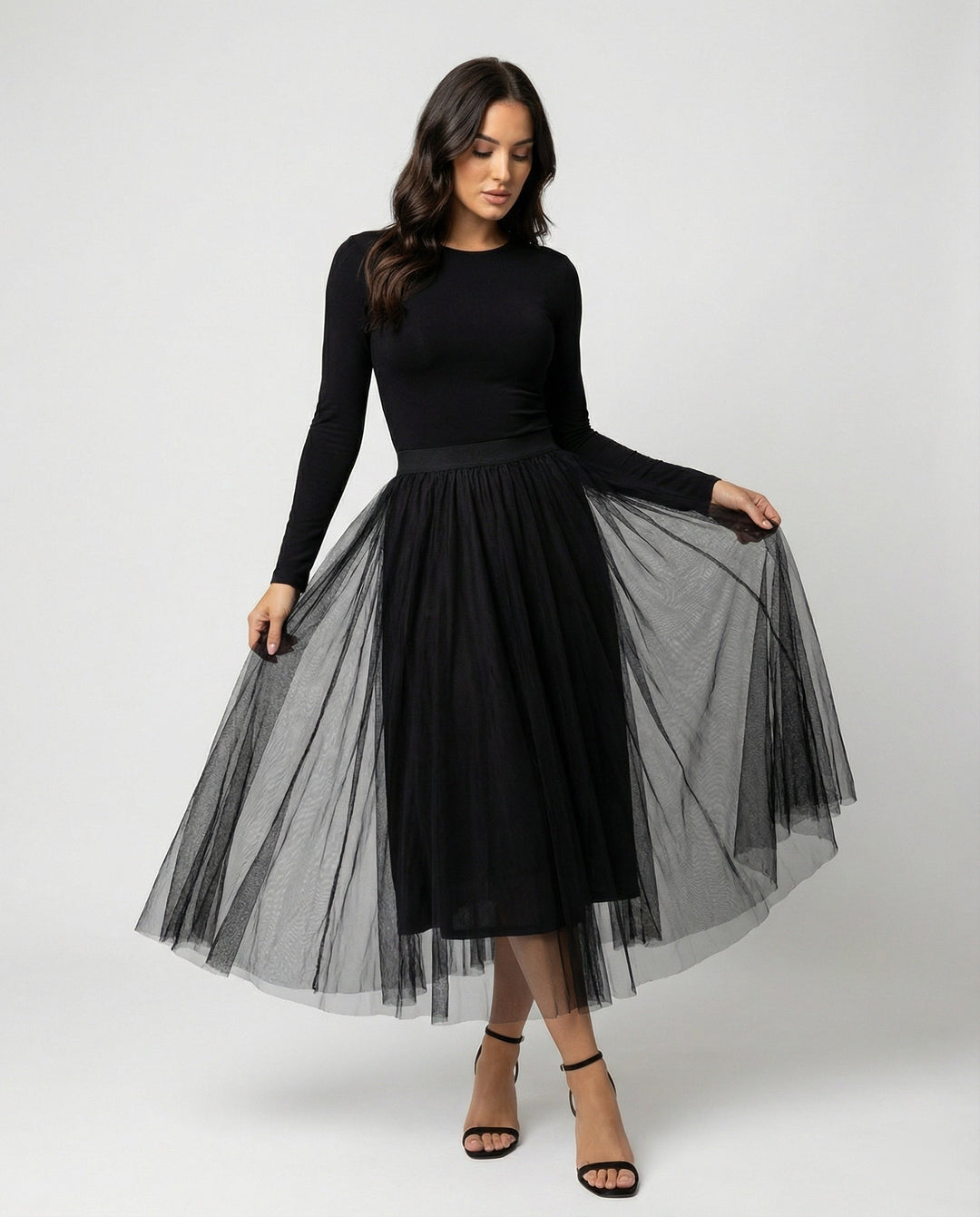 Mila | Elegante e Versatile Gonna Lunga a Vita Alta 0