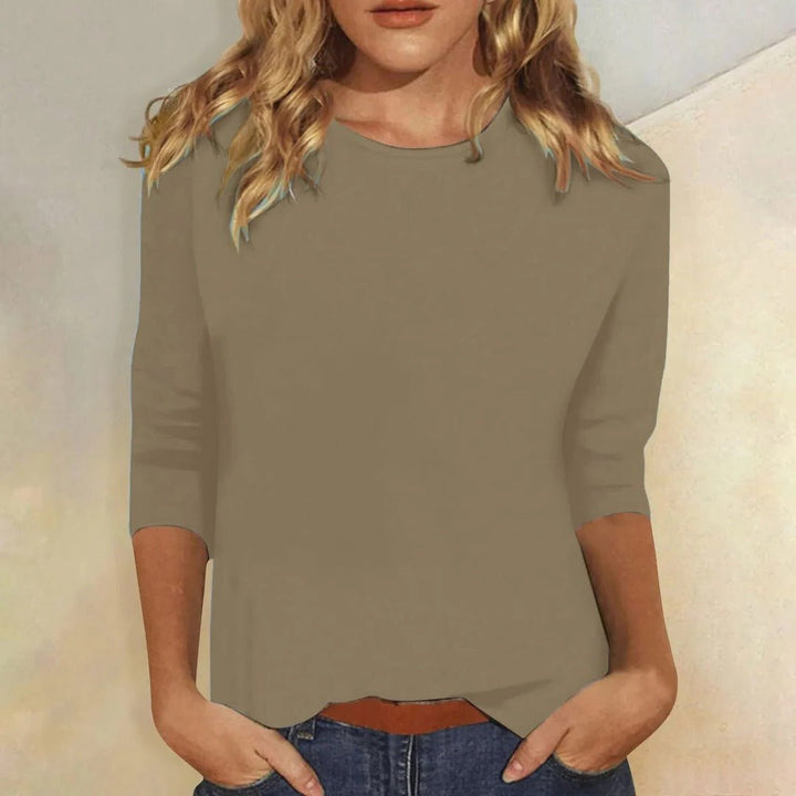 Mila | Elegante e Versatile Top con Maniche a Tre Quarti - Comfort e Stile per Ogni Occasione 6