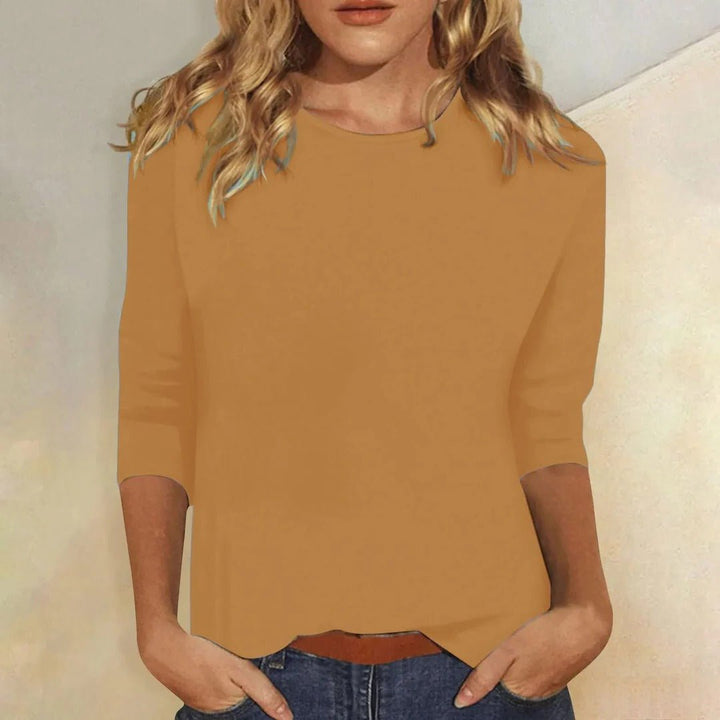 Mila | Elegante e Versatile Top con Maniche a Tre Quarti - Comfort e Stile per Ogni Occasione 8