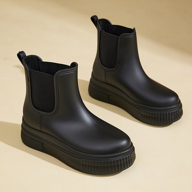 Mila | Eleganti e Impermeabili Stivaletti Donna Chelsea con Plateau 2