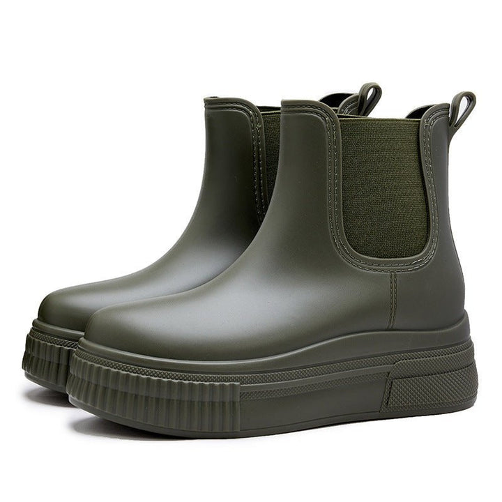 Mila | Eleganti e Impermeabili Stivaletti Donna Chelsea con Plateau 3