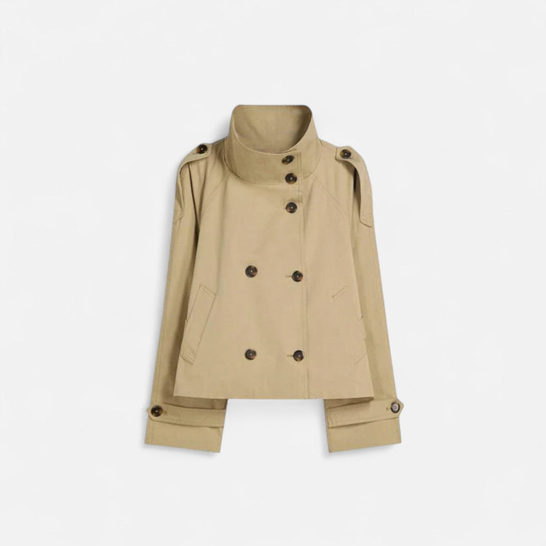 Mila | Trench corto da donna, chic e senza tempo 0