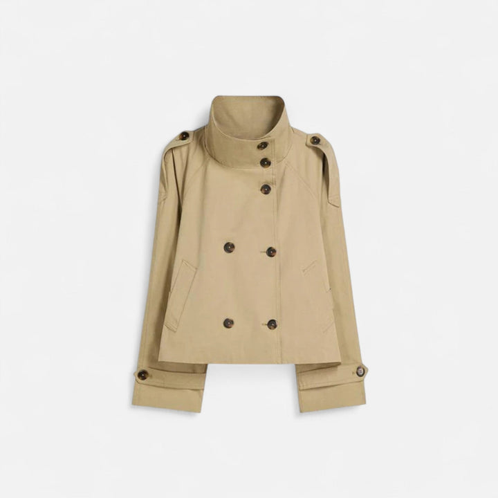 Mila | Trench corto da donna, chic e senza tempo 0