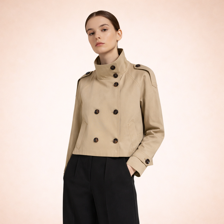 Mila | Trench corto da donna, chic e senza tempo 6