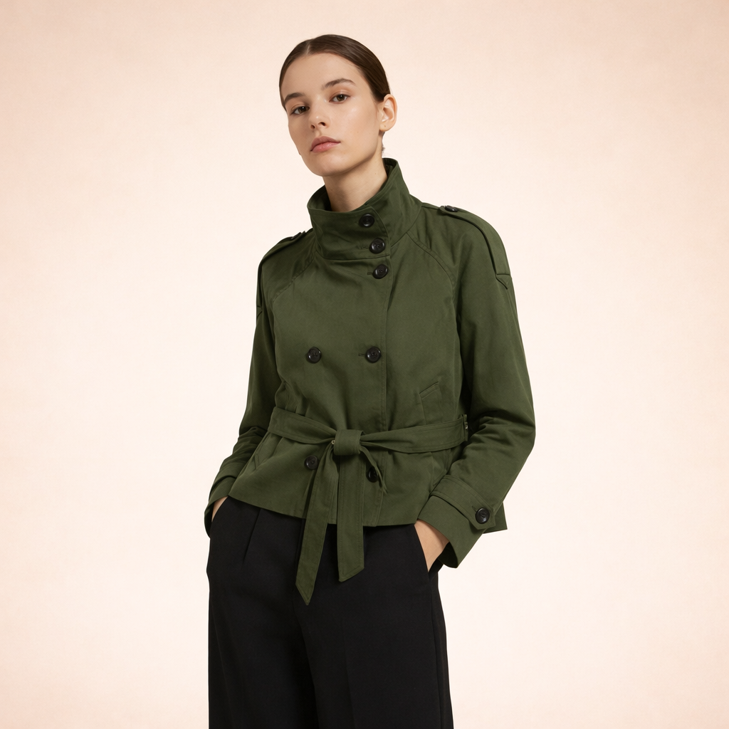 Mila | Trench corto da donna, chic e senza tempo 7
