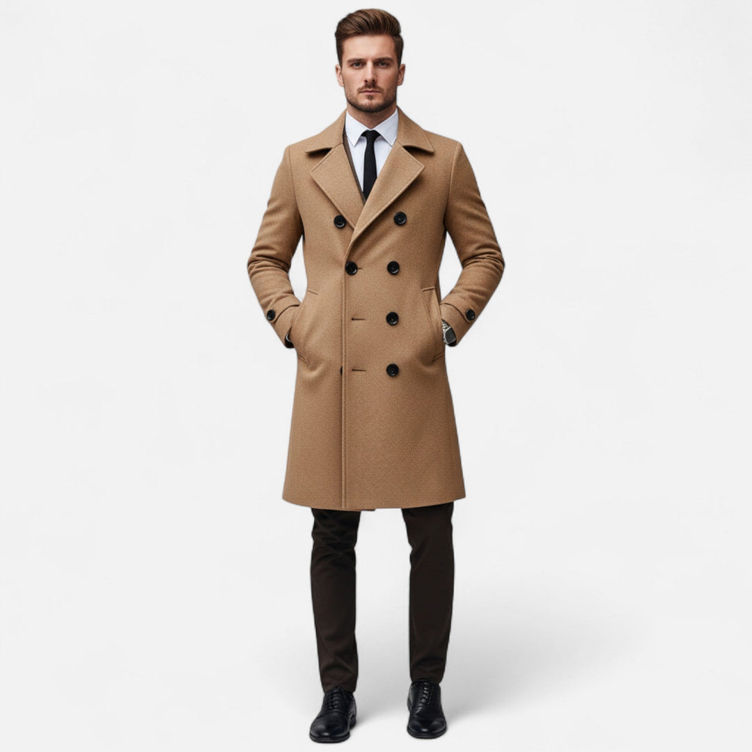 Milano | Cappotto lungo da uomo Elegante Caldo Senza tempo 1