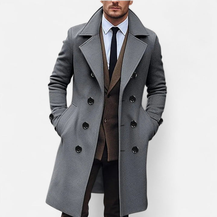 Milano | Cappotto lungo da uomo Elegante Caldo Senza tempo 3