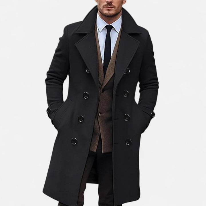 Milano | Cappotto lungo da uomo Elegante Caldo Senza tempo 4