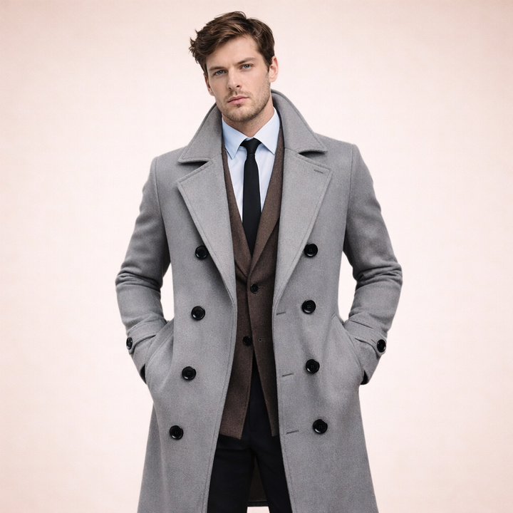 Milano | Cappotto lungo da uomo Elegante Caldo Senza tempo 6