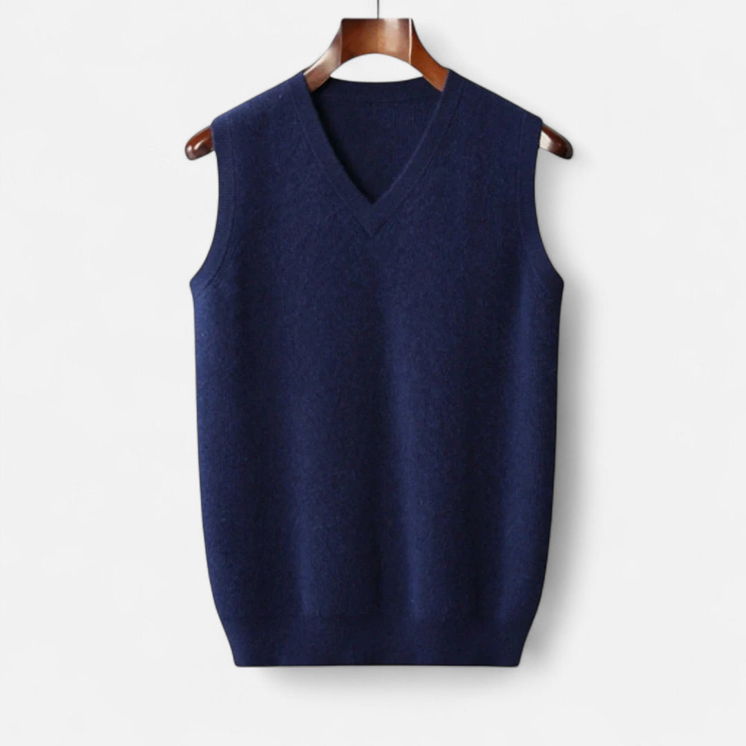 Milano | Gilet da uomo classico e comodo in lana merino 5