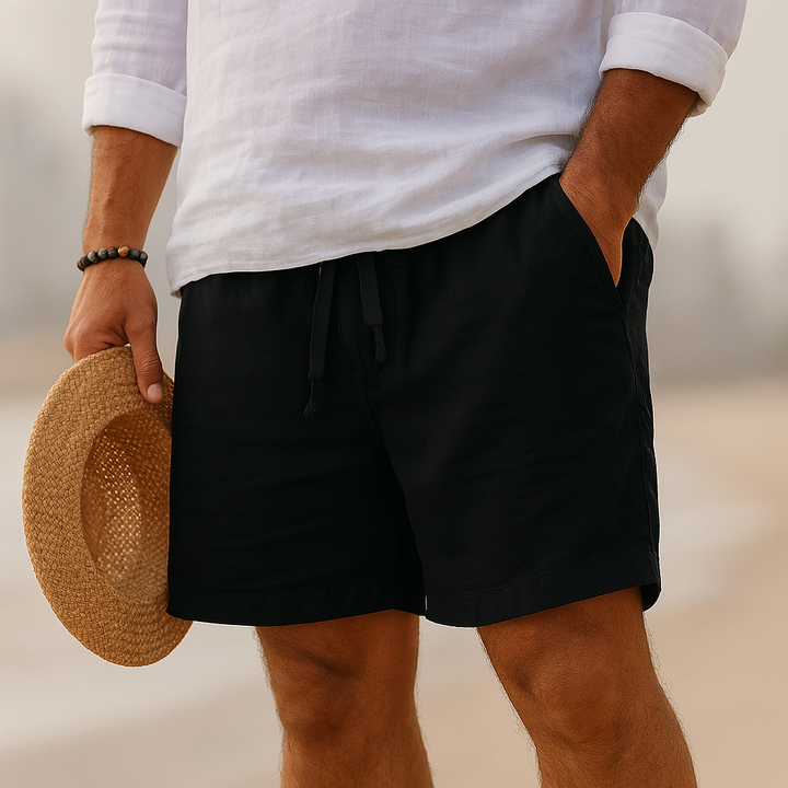 Milano | Pantaloncini da uomo in cotone e lino 2