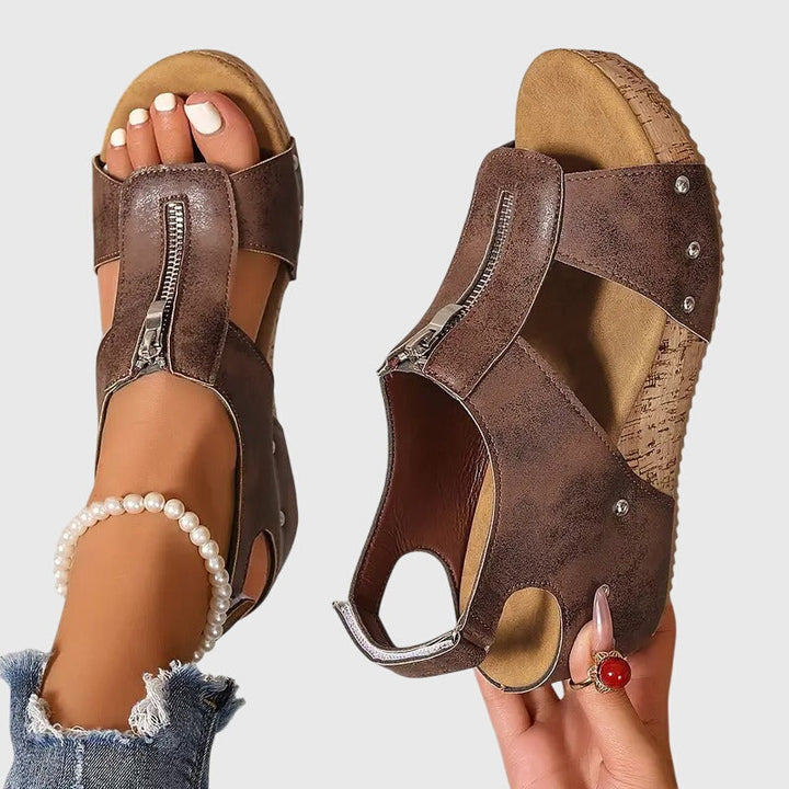 Milda | Sandali Donna Comodi, Eleganti e Ergonomici con Cerniera 2
