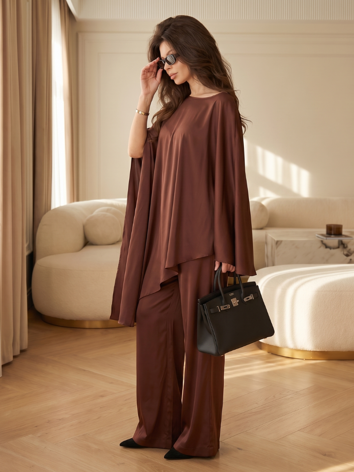 Mina | Elegante Completo Donna – Tunica e Pantaloni Perfezionati per Occasioni Speciali 1