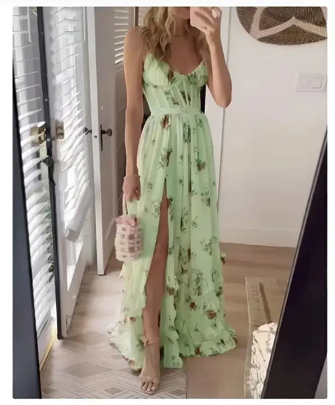 Mira | Abito Estivo Floreale Elegante Donna Vestibilità Fluida 3