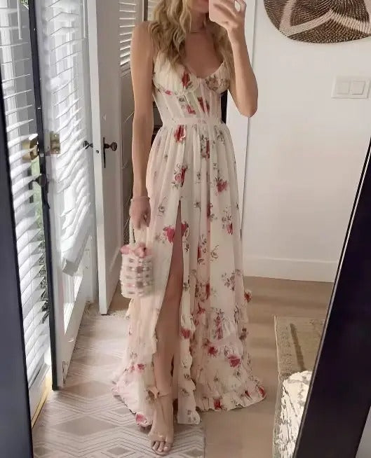 Mira | Abito Estivo Floreale Elegante Donna Vestibilità Fluida 4