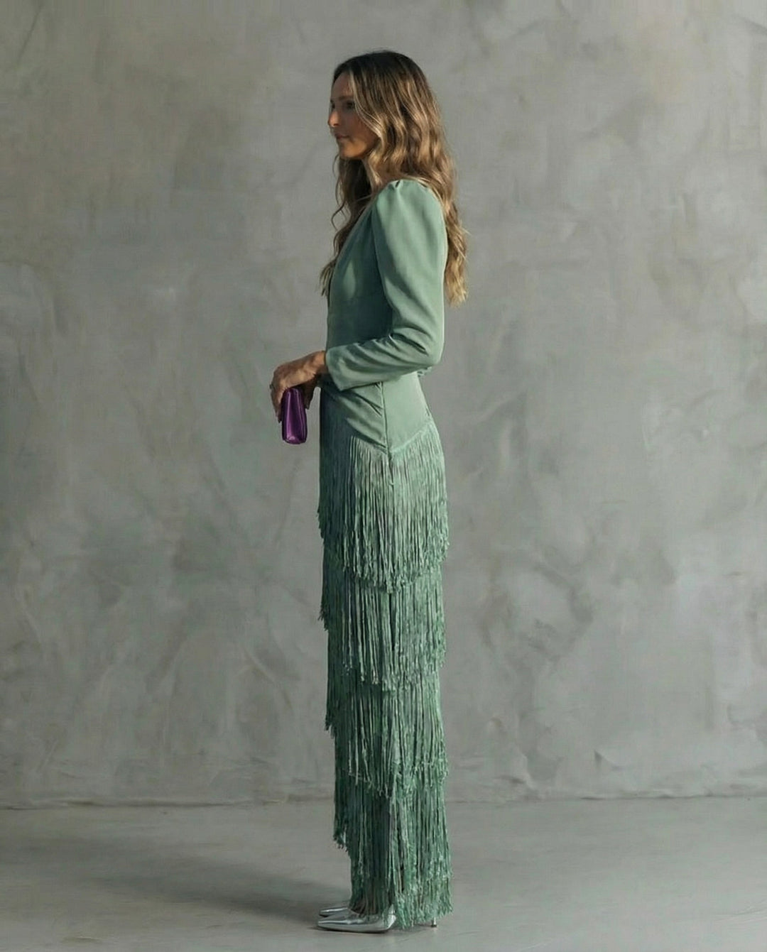 Mira | Elegante e Comodo Maxi Abito da Donna con Scollo a V 5