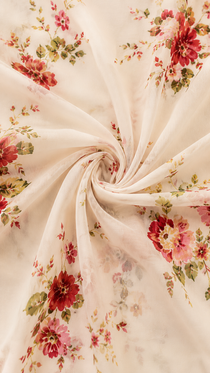 Mira | Elegante e Fluido Maxi Abito da Donna con Fantasia Floreale 8