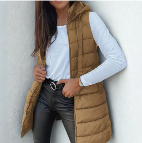 Mira | Gilet Lungo Donna – Leggero, Elegante e Caldo per Ogni Occasione 1