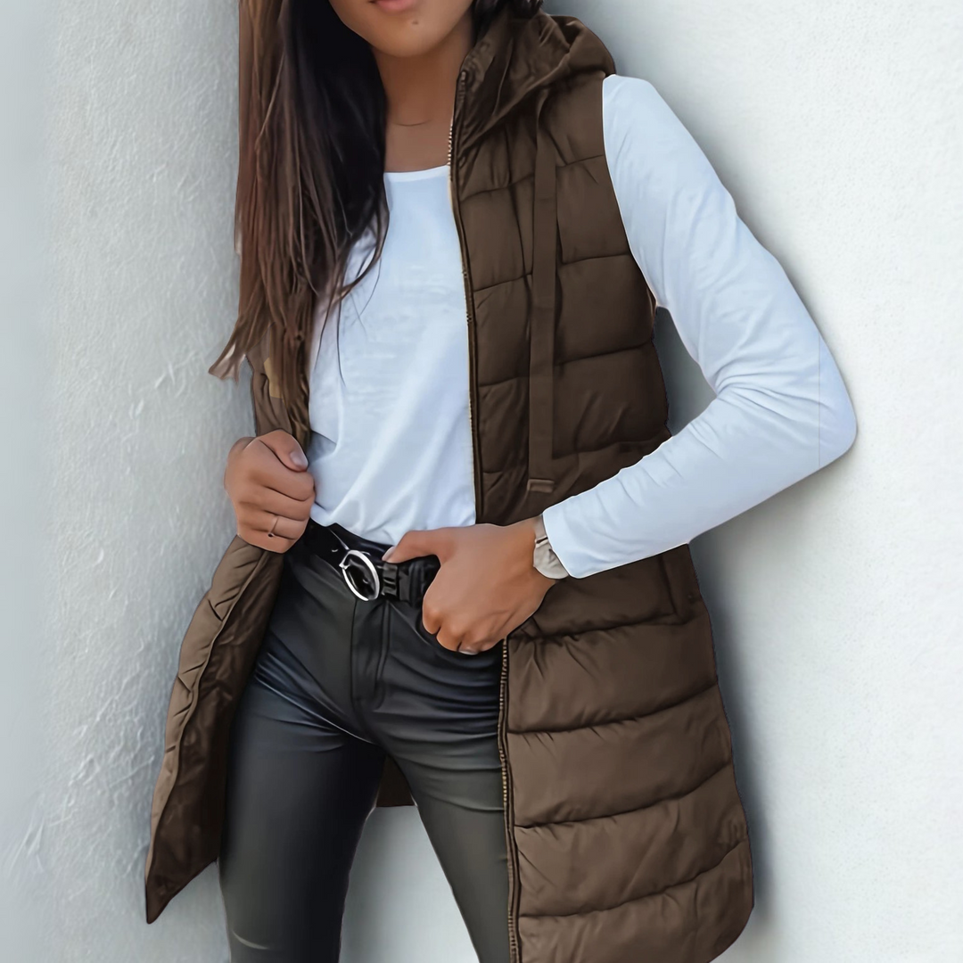Mira | Gilet Lungo Donna – Leggero, Elegante e Caldo per Ogni Occasione 8