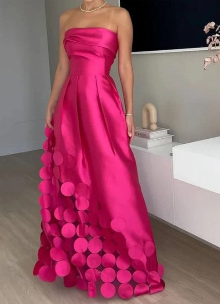 Mirella | Abito da Cerimonia Elegante Fluido Vestibilità Comfort Donna 0