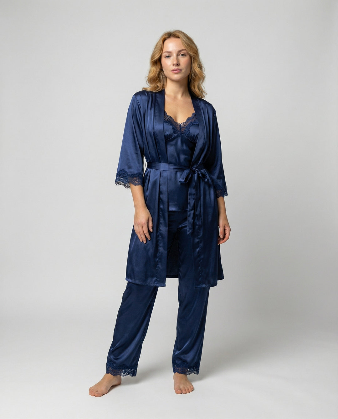 Mirella | Elegante e Comodo Completo Pigiama da Donna in Seta 0