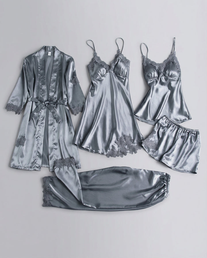 Mirella | Elegante e Comodo Completo Pigiama da Donna in Seta 7