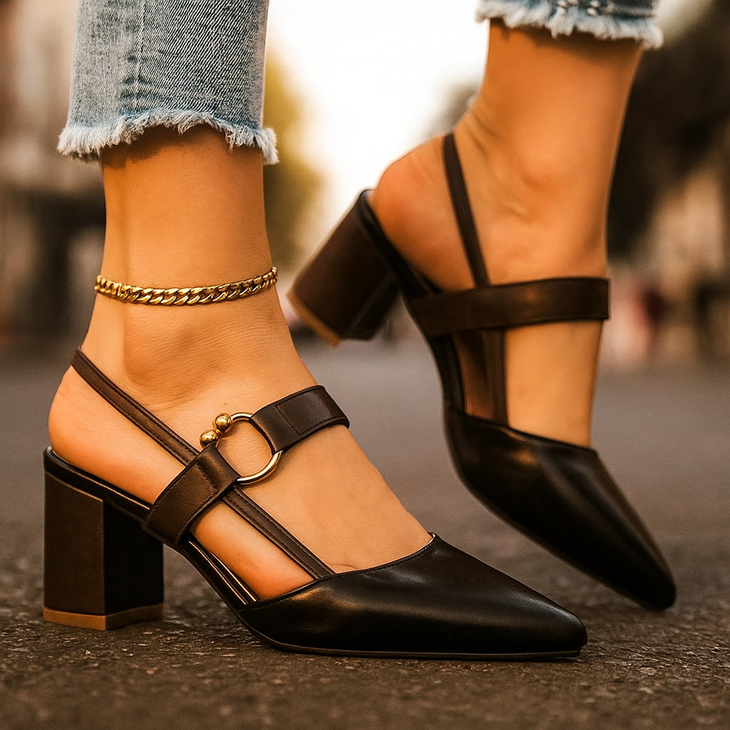 Mirella | Eleganti Scarpe con Tacco Comode in Pelle Premium 2