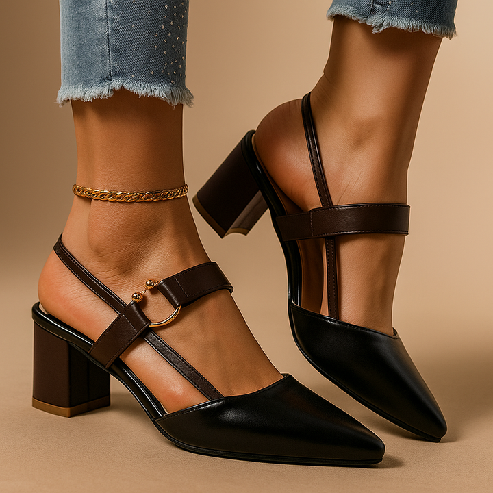 Mirella | Eleganti Scarpe con Tacco Comode in Pelle Premium 5